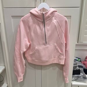 Lululemon Scuba Half Zip Pink